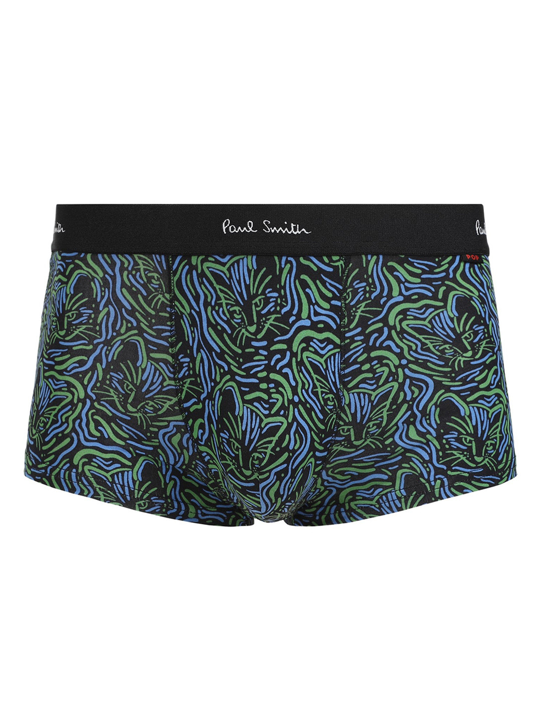 

PS By Paul Smith Men Printed Cotton Trunk, Black
