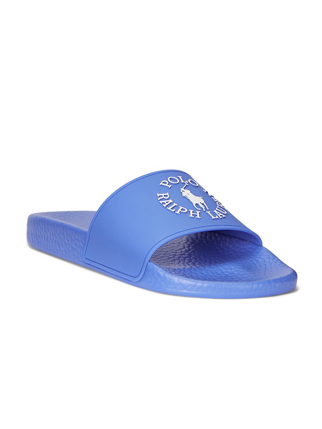 

Polo Ralph Lauren Men Brand Logo Printed Sliders, Blue