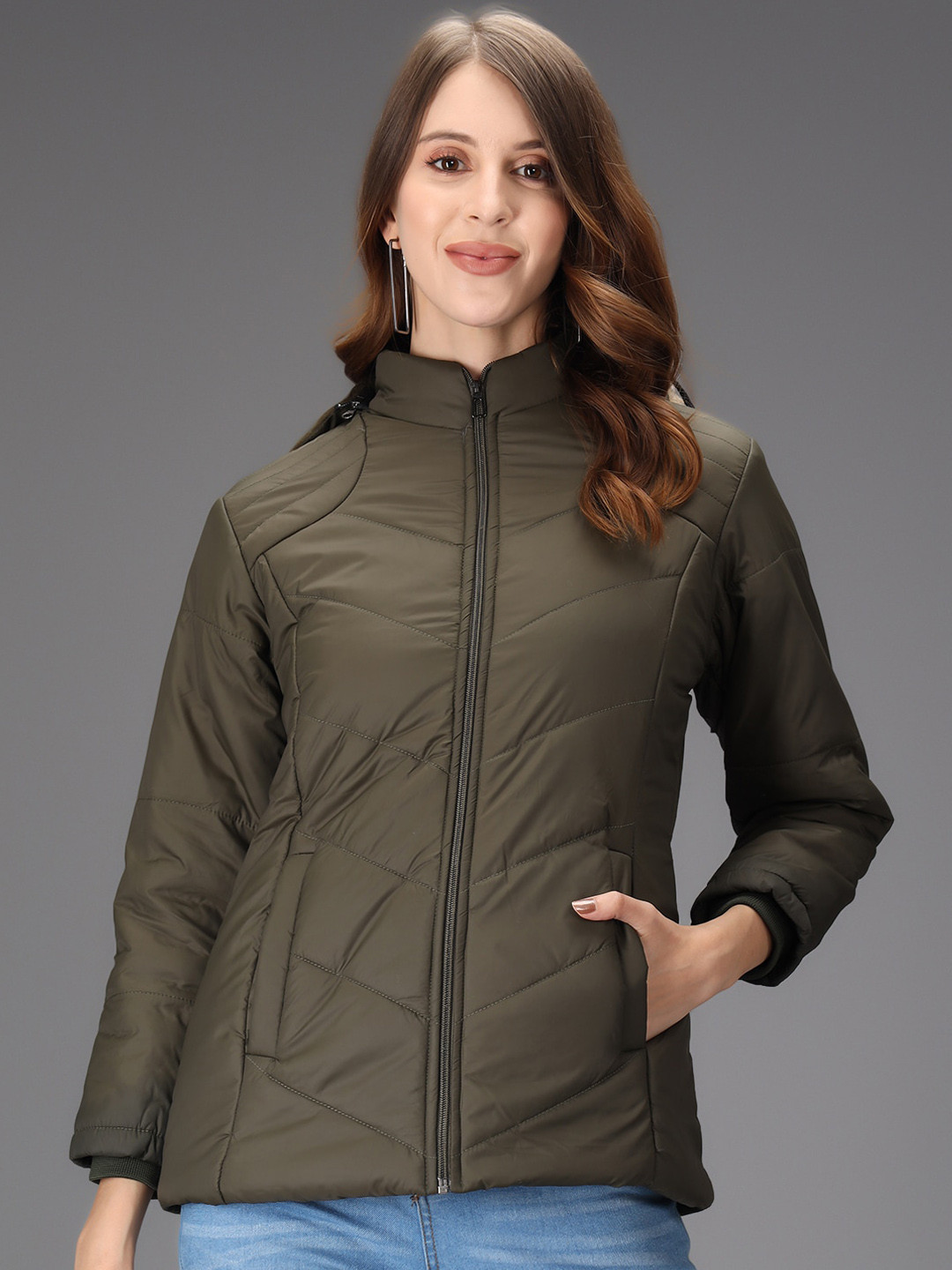 

BAESD Hooded Padded Jacket, Green