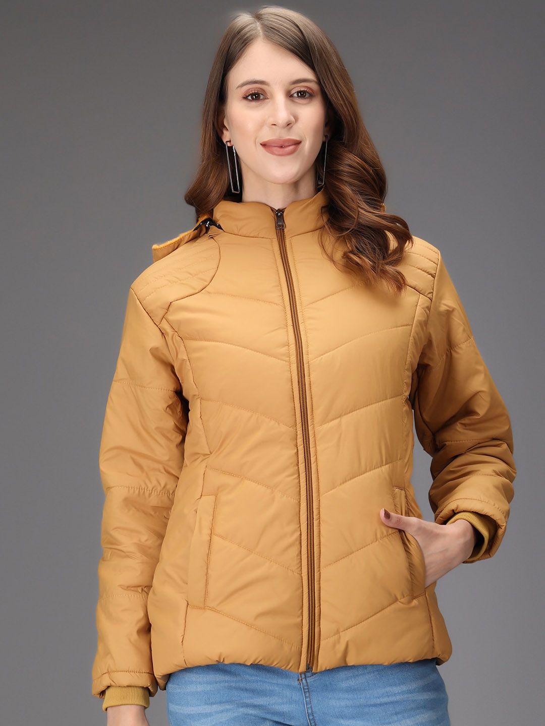 

BAESD Hooded Padded Jacket, Yellow