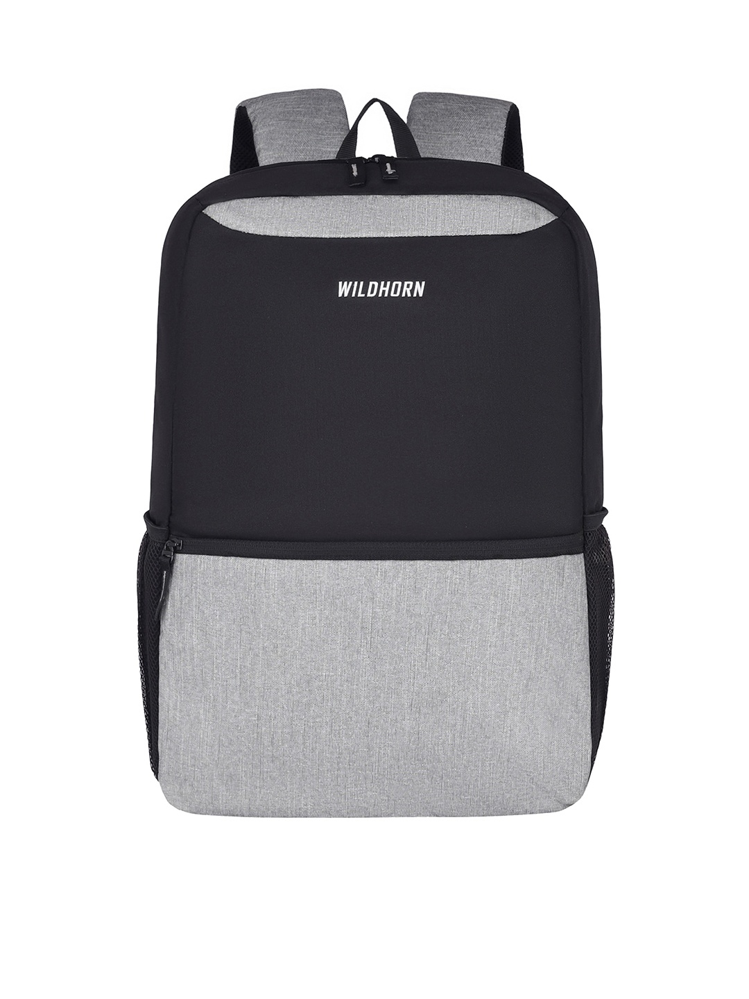 

WildHorn Up To 16 Inch Colourblocked Ergonomic Backpack with Compression Straps, Black