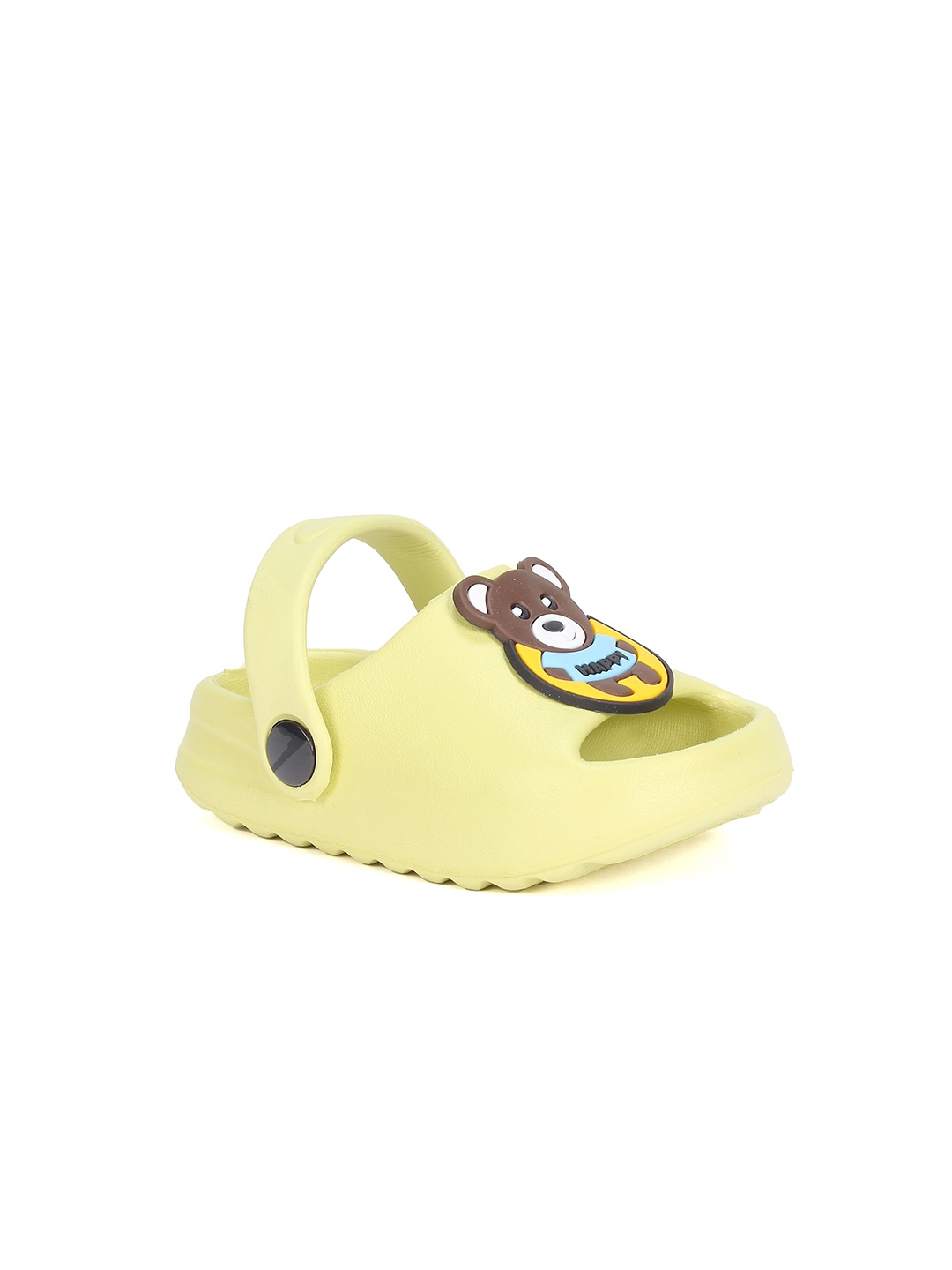 

Lil Lollipop Kids Bear Applique Anti-Slip Clogs, Green