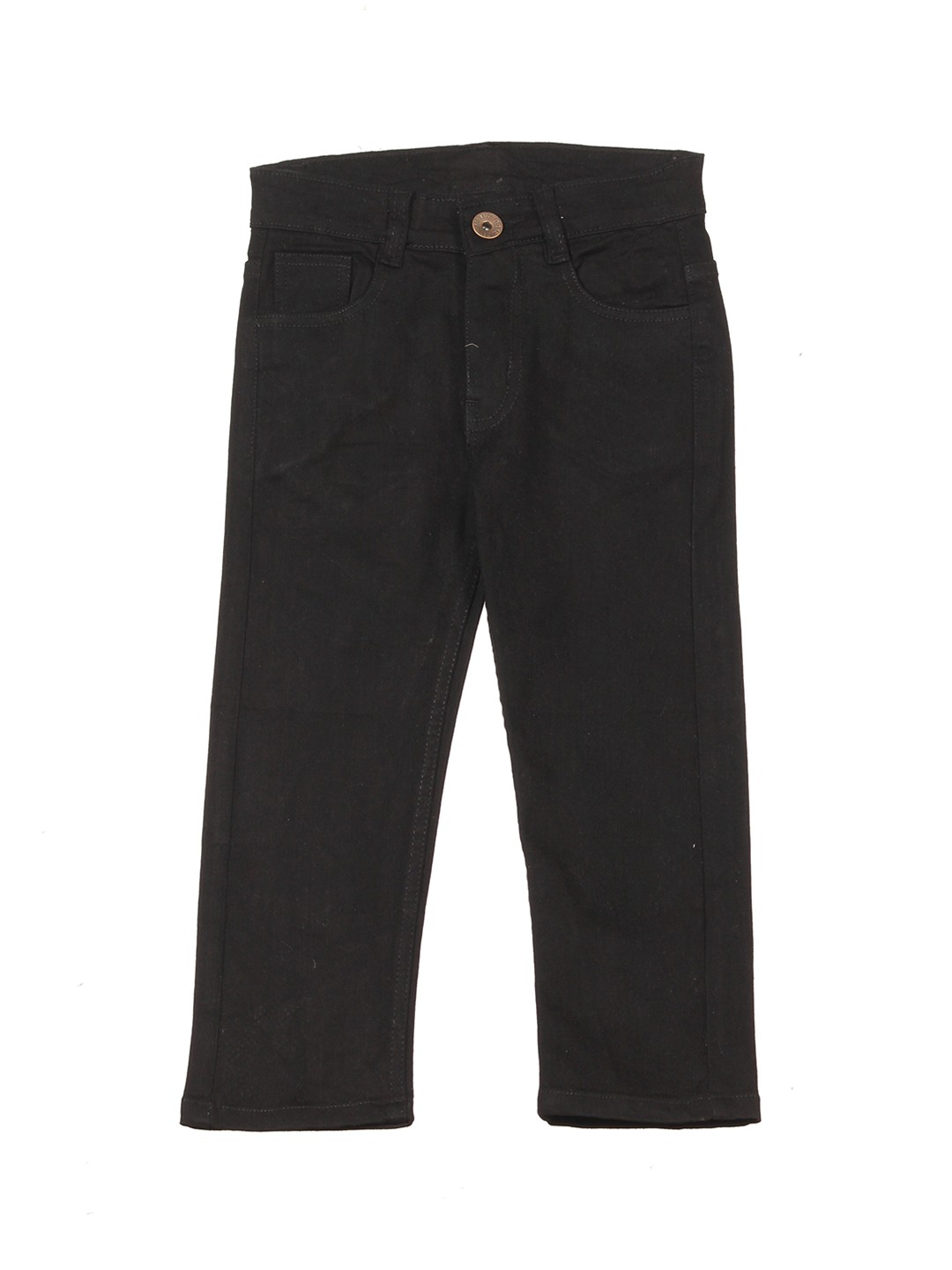 

Lil Lollipop Kids Black Straight Fit Pure Cotton Jeans