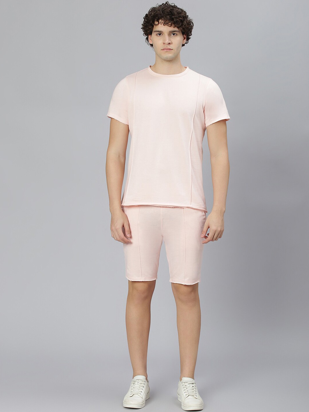 

Slowave Pin-Tuck Sports T-Shirt & Shorts, Pink