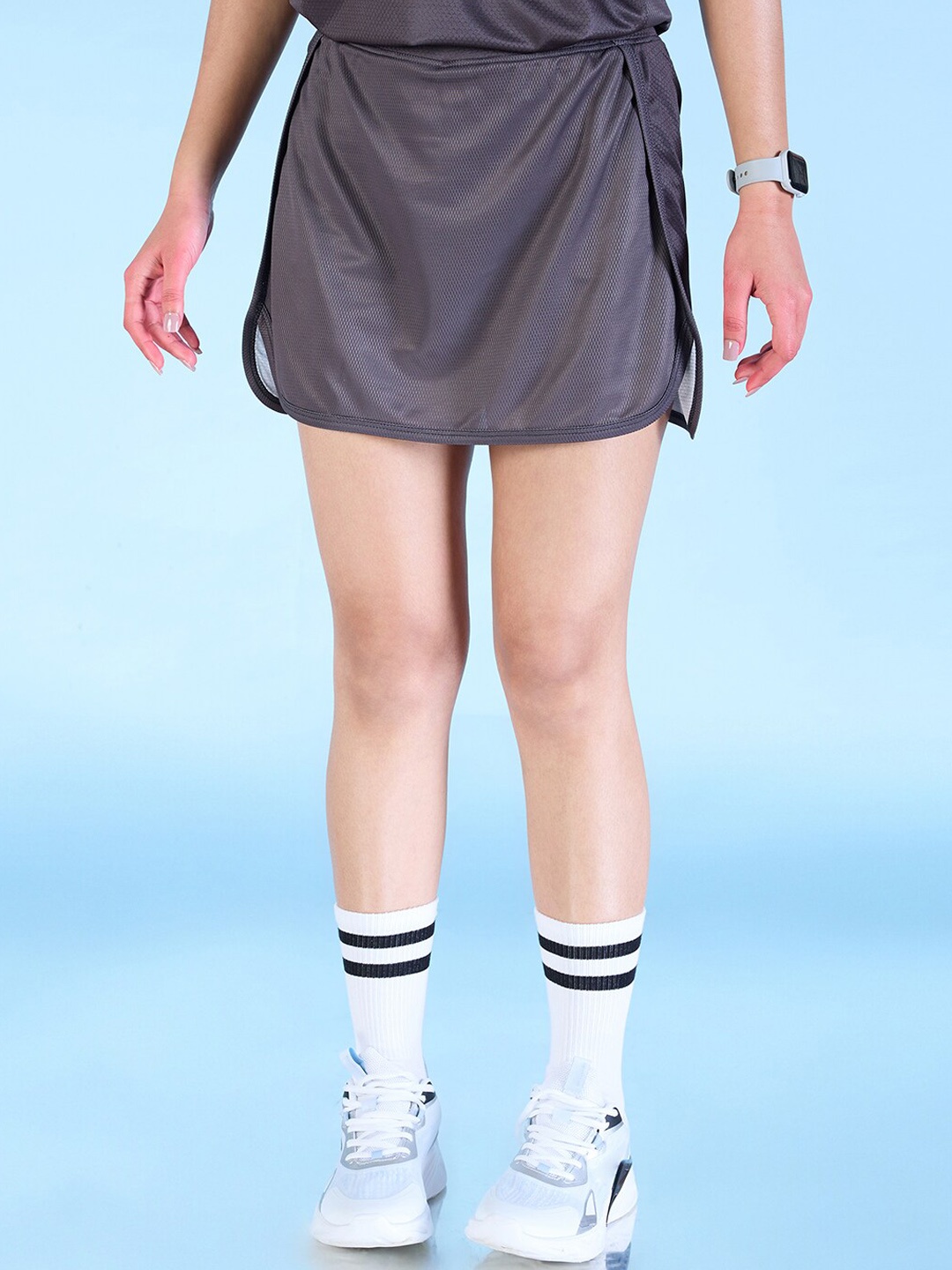 

KICA Straight Mini Sports Skorts, Grey
