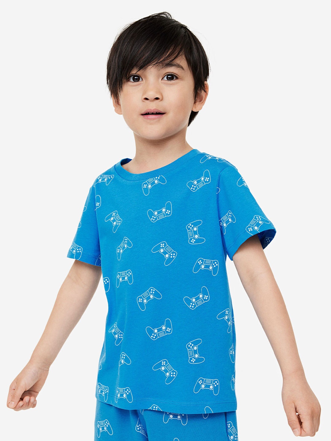 

H&M Boys Cotton T-shirt, Blue