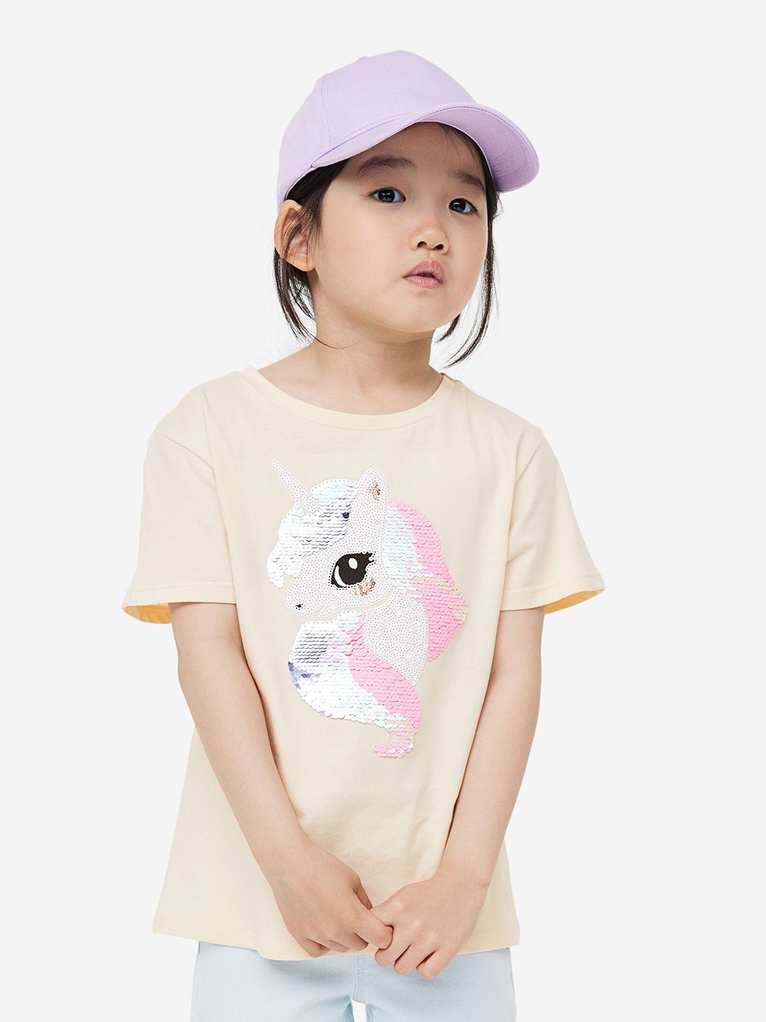 

H&M Girls Top, Beige