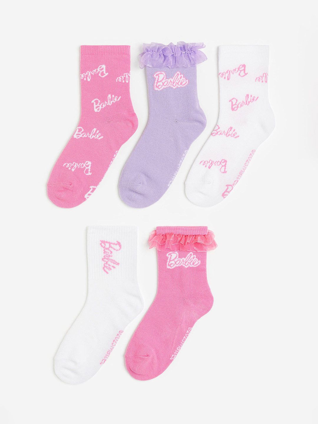 

H&M Girls 5-Pack Socks, Pink