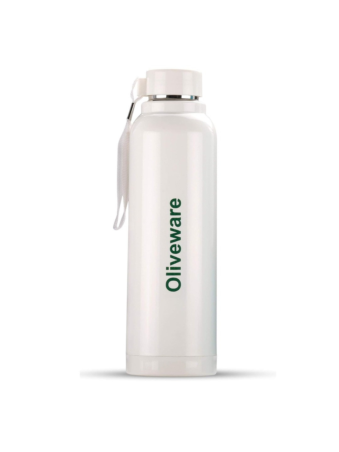 

SOPL-OLIVEWARE White & Green Stainless Steel Air Tight Seal & BPA Free Water Bottle- 690ml