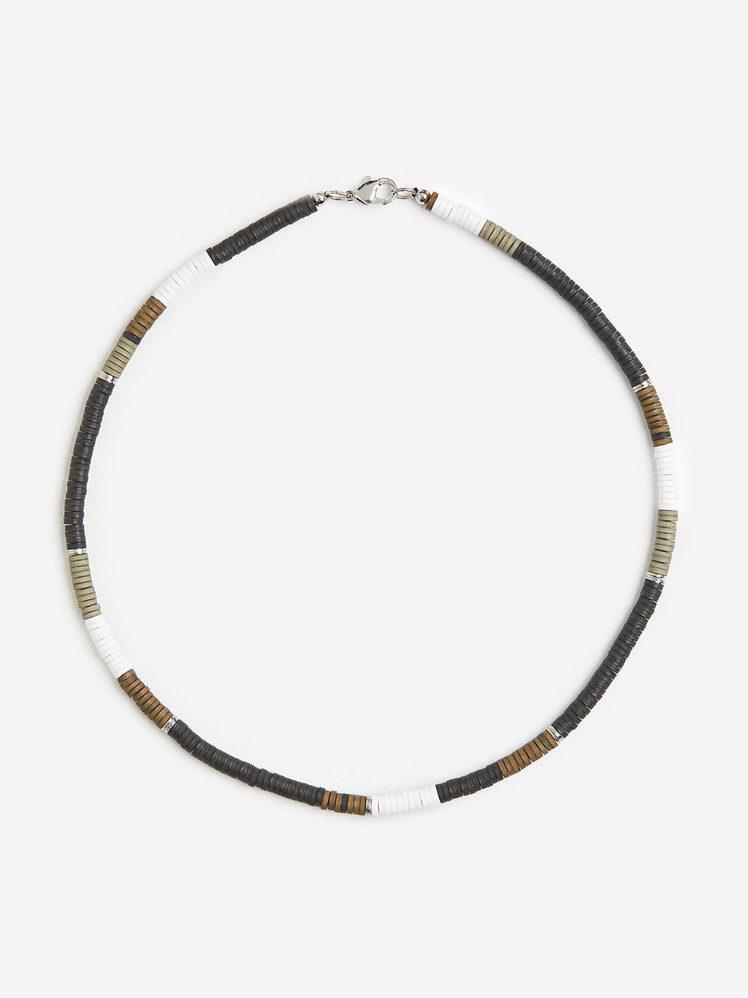 

H&M Men Bead Necklace, Black