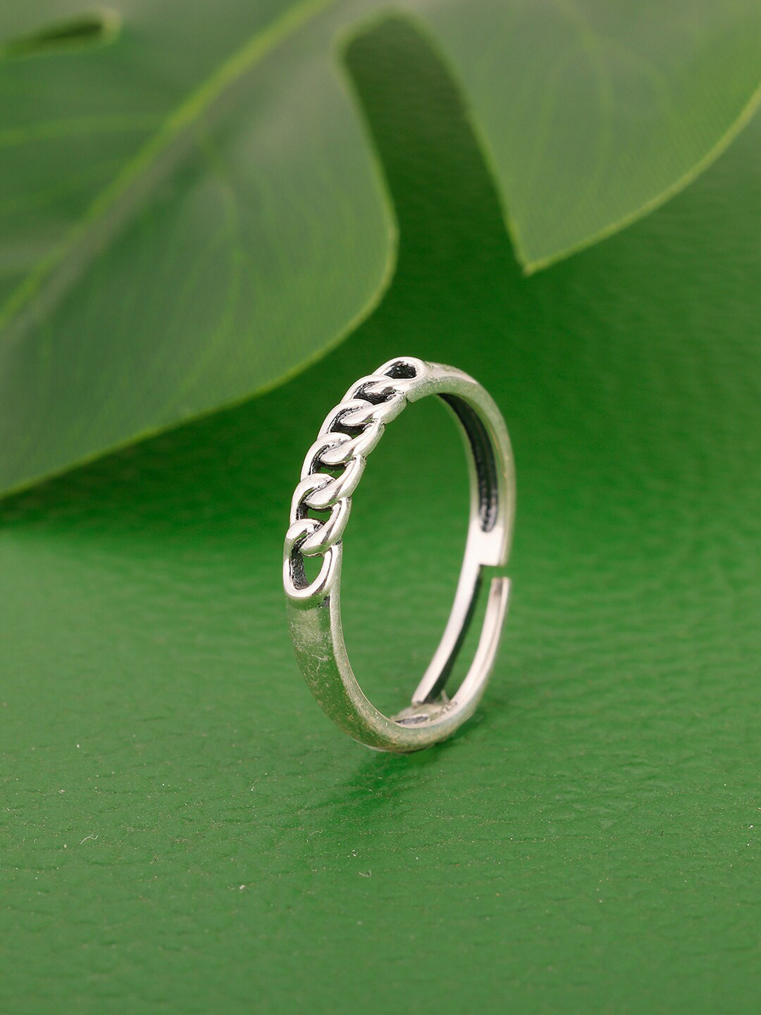 

GIVA 92.5 Sterling Silver Rhodium-Plated Finger Ring