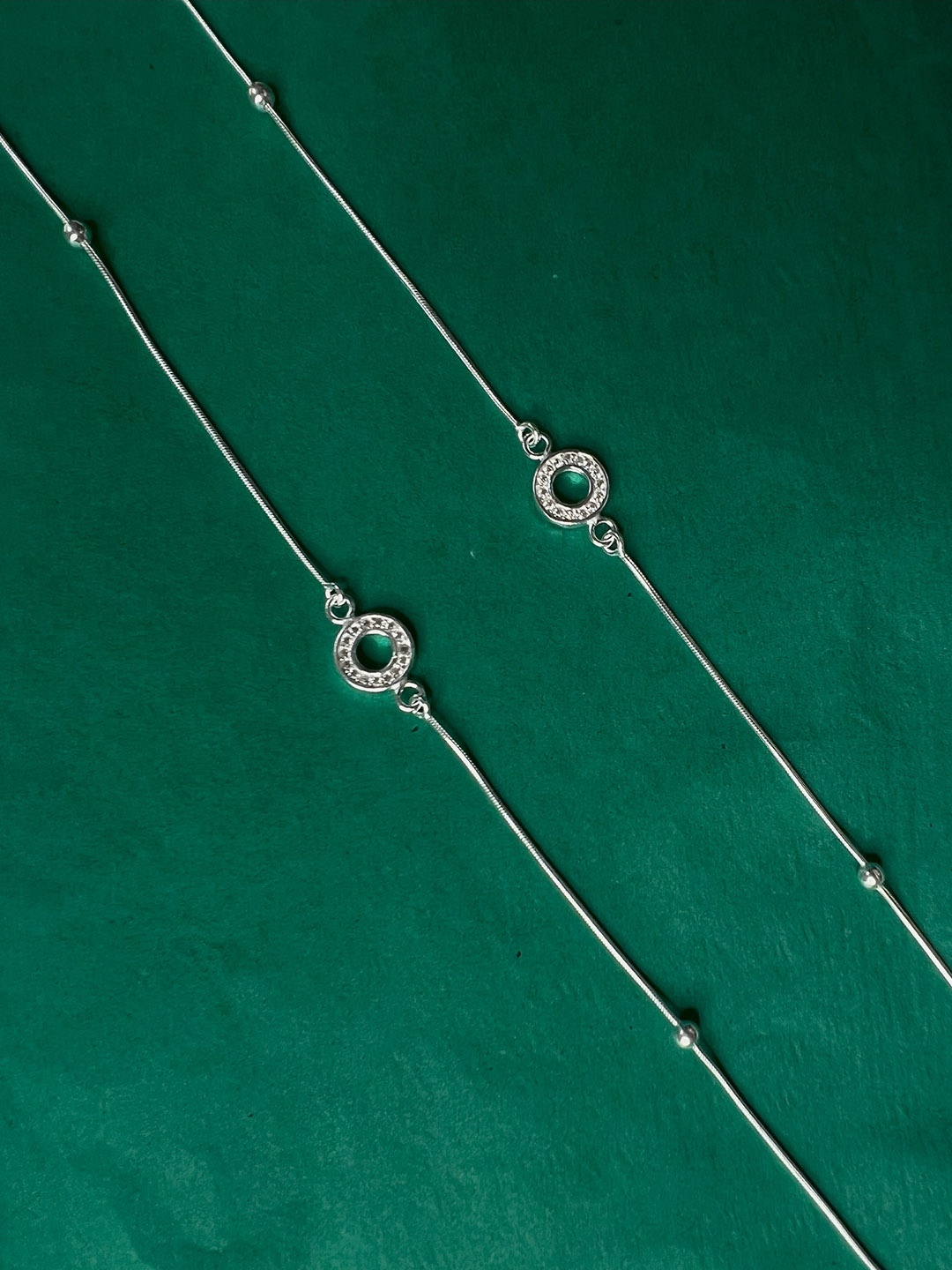 

Arte Jewels 92.5 Silver Anklets
