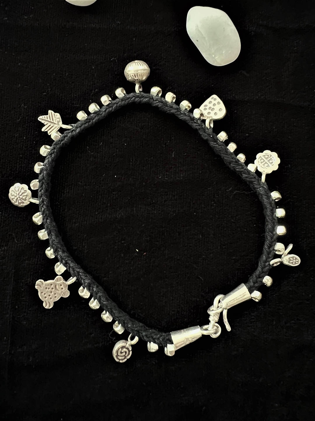 

Arte Jewels 92.5 Silver Thread Anklet