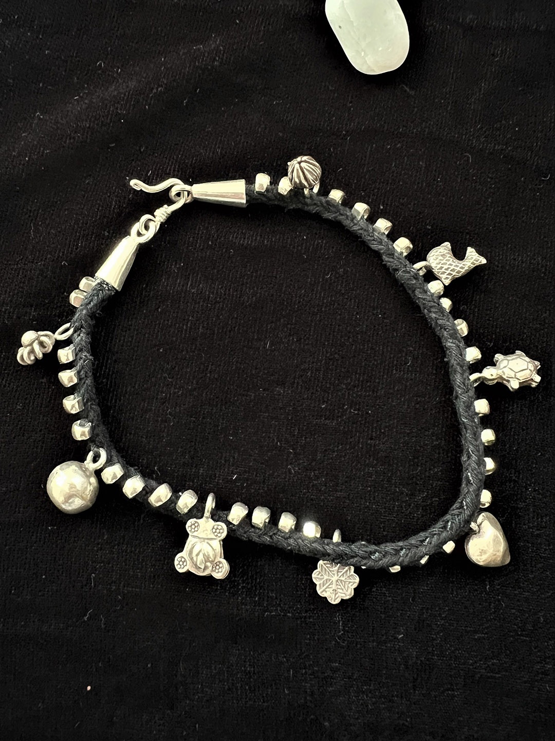 

Arte Jewels 92.5 Silver Thread Anklet