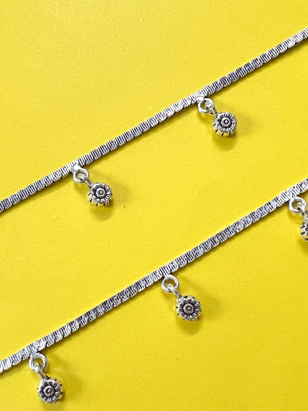 

Arte Jewels 92.5 Silver Anklets