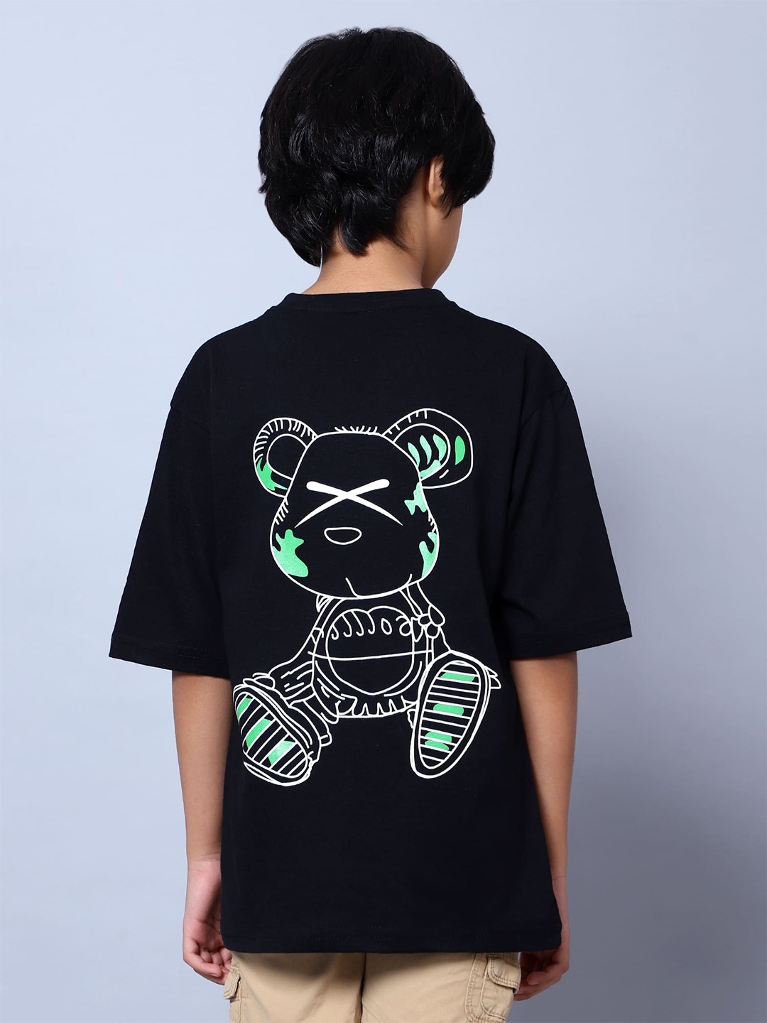 

Nick and Jones Boys Printed Pure Cotton T-shirt, Black