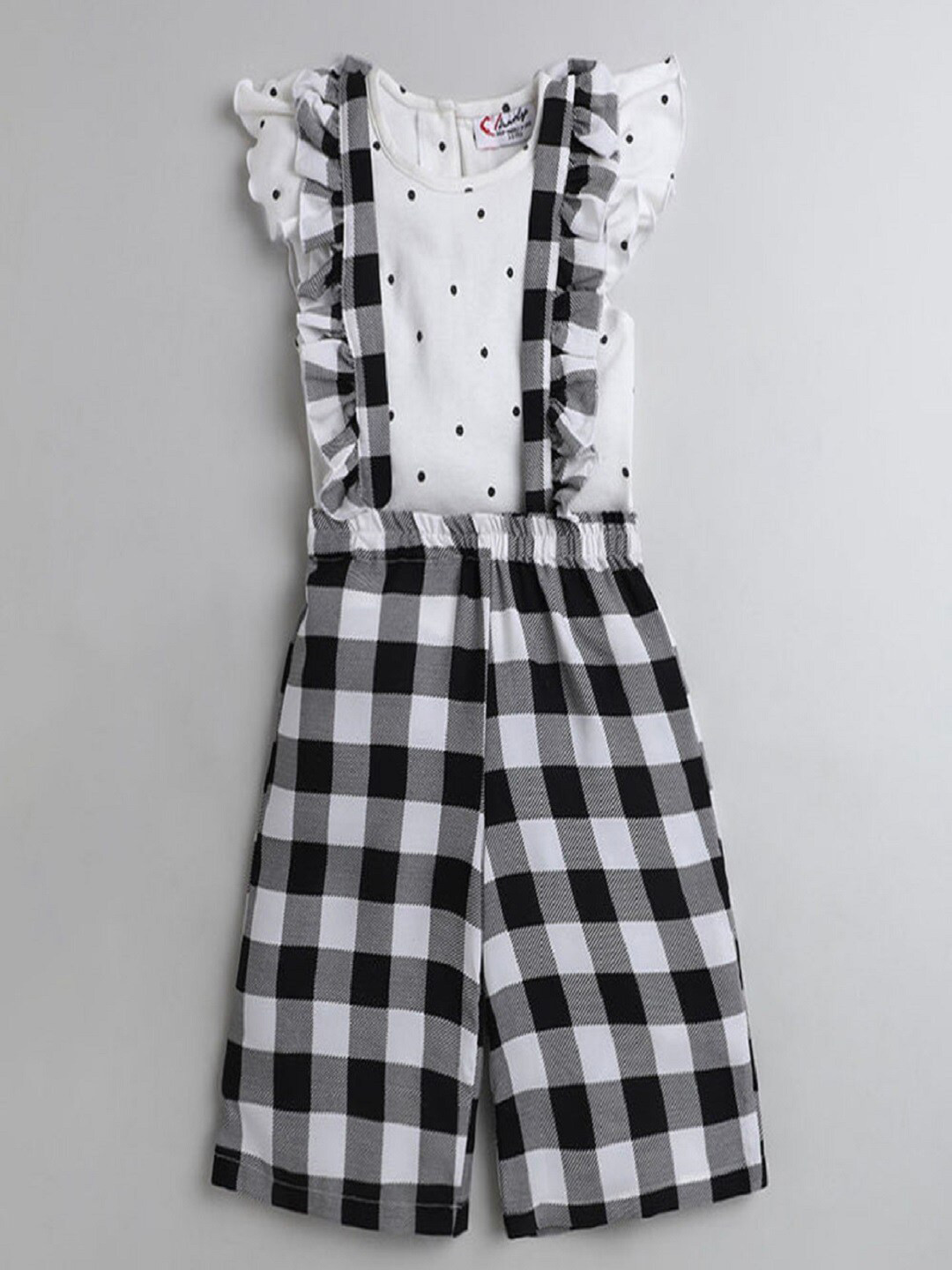 

M'andy Girls Printed Top with Shorts, White