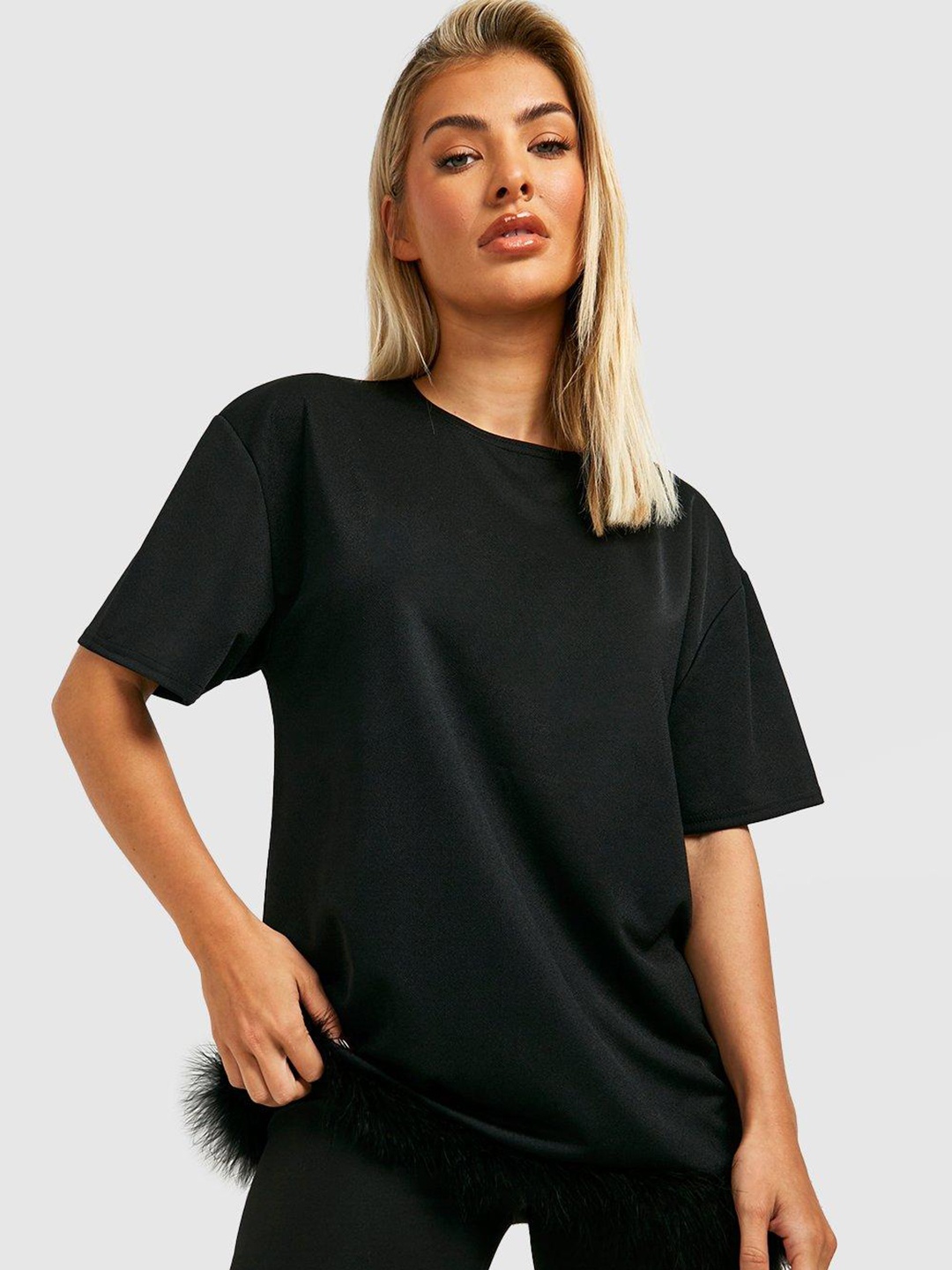 

Boohoo Oversized T-shirt, Black