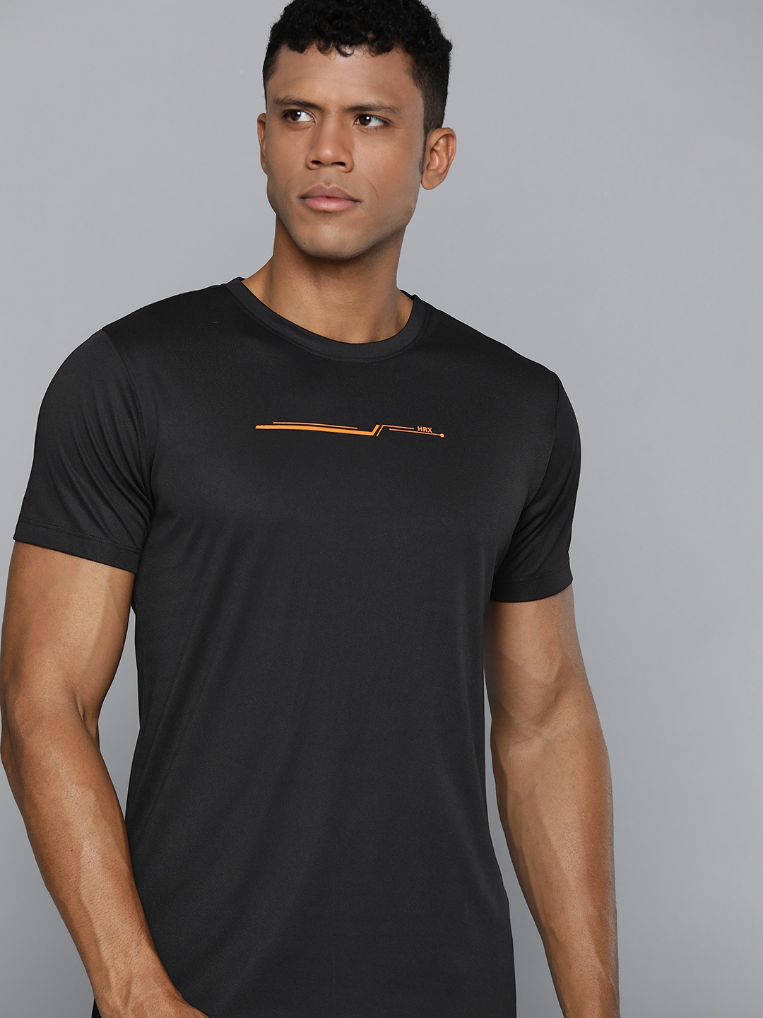 

HRX by Hrithik Roshan Men Rapid-Dry Training T-shirt, Black