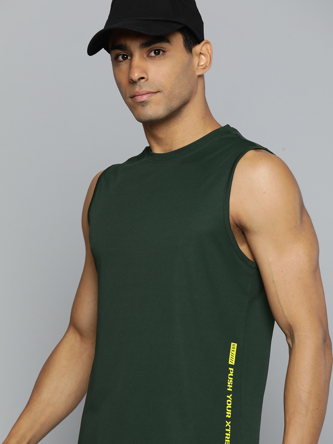 

HRX by Hrithik Roshan Rapid Dry Training T-shirt, Olive