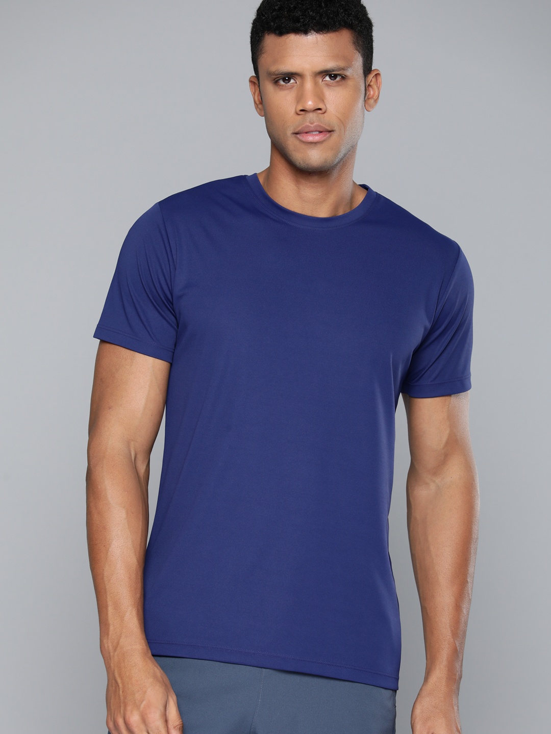 

HRX by Hrithik Roshan Rapid-Dry Training T-shirt, Blue
