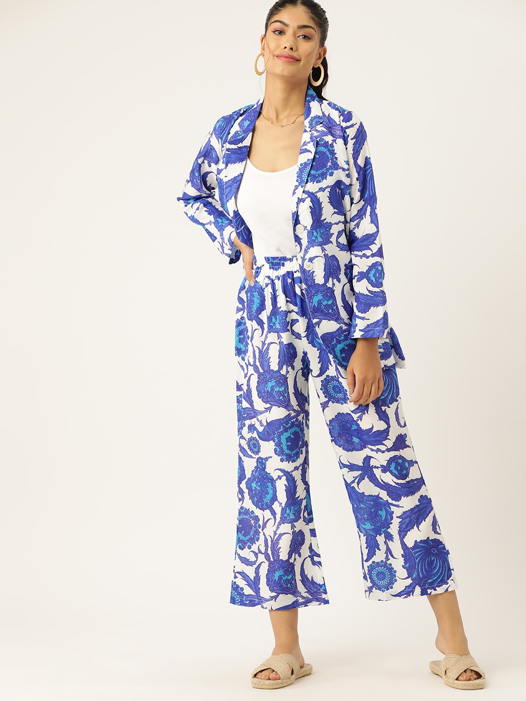 

Dressberry Women Printed Co-Ords, White