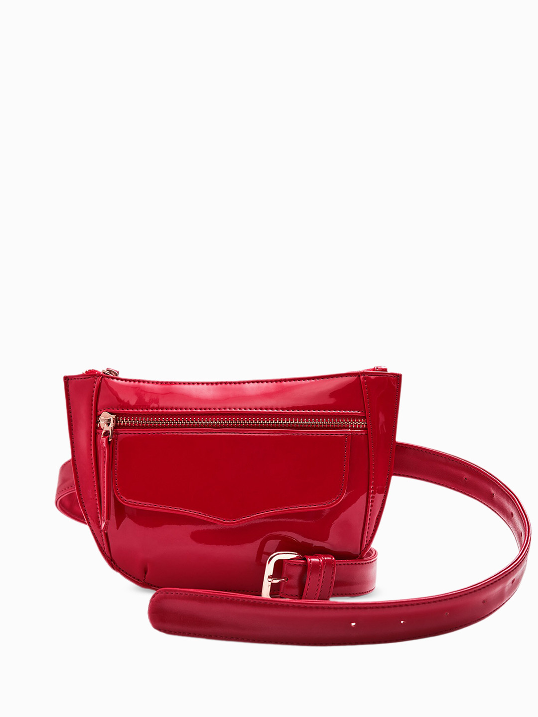 

The Label Life Women Belted Waist Pouch, Red