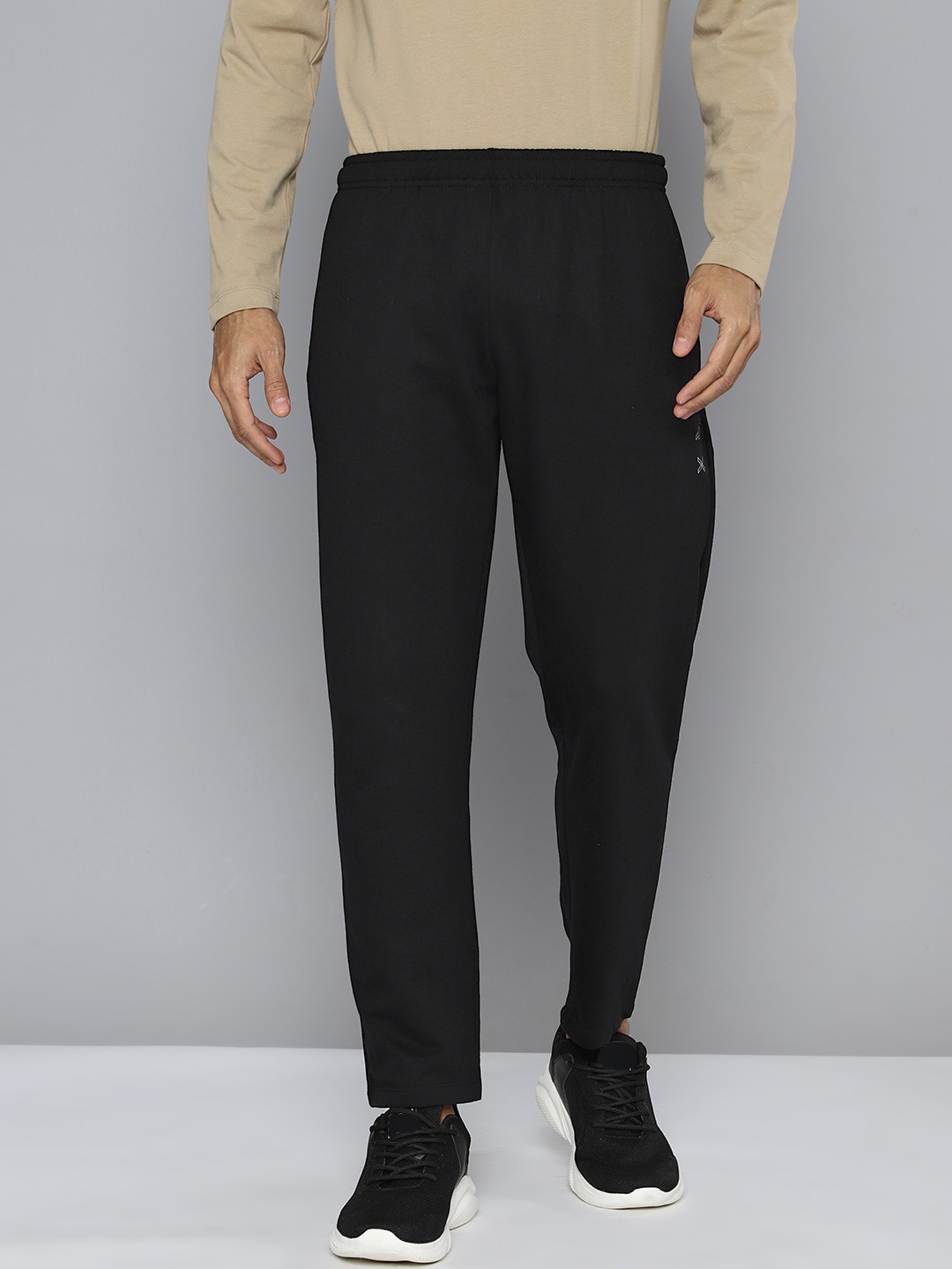 

HRX by Hrithik Roshan Men Regular Fit Casual Track Pants, Black