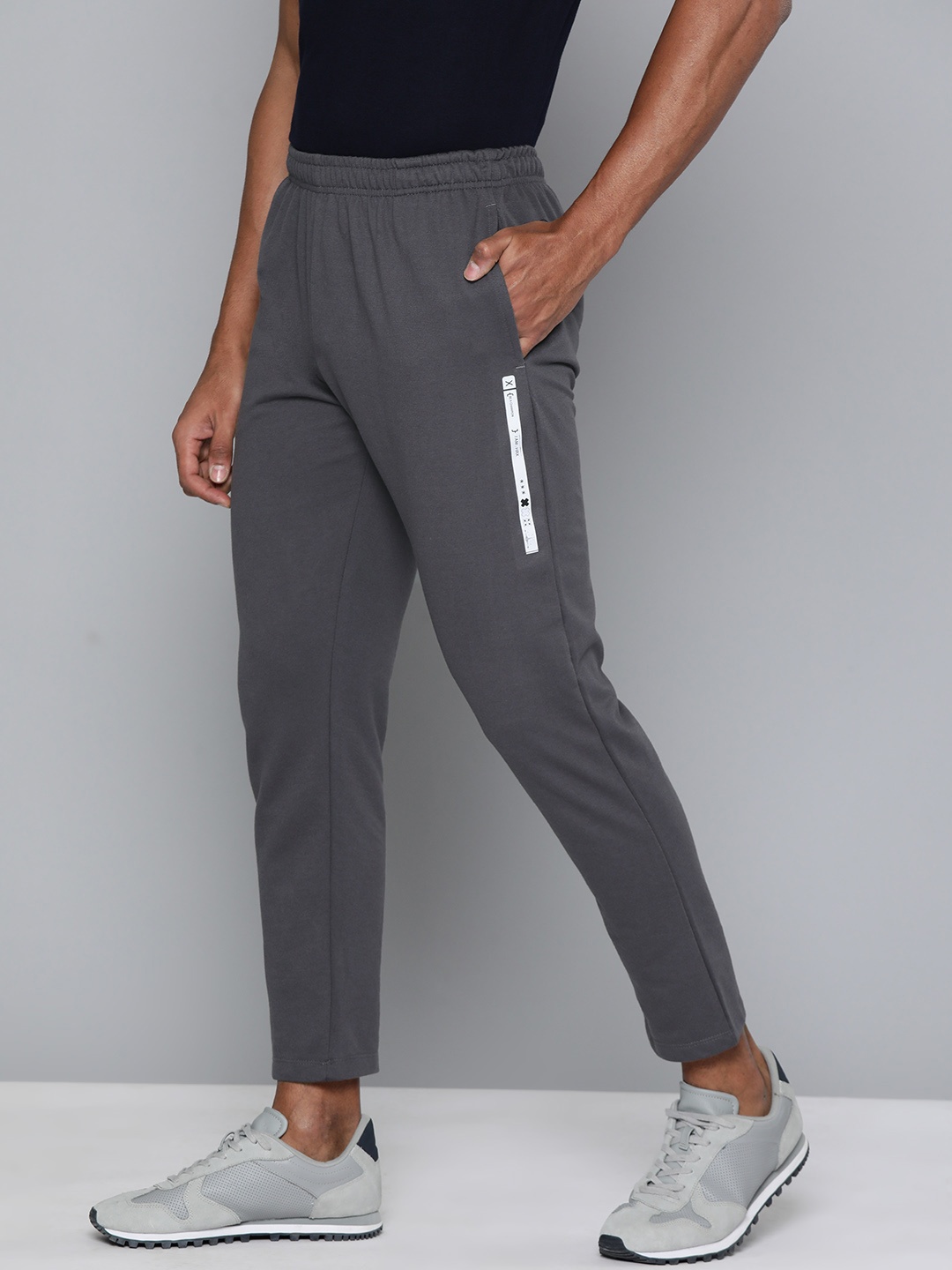 

HRX by Hrithik Roshan Men Solid Track Pants, Grey