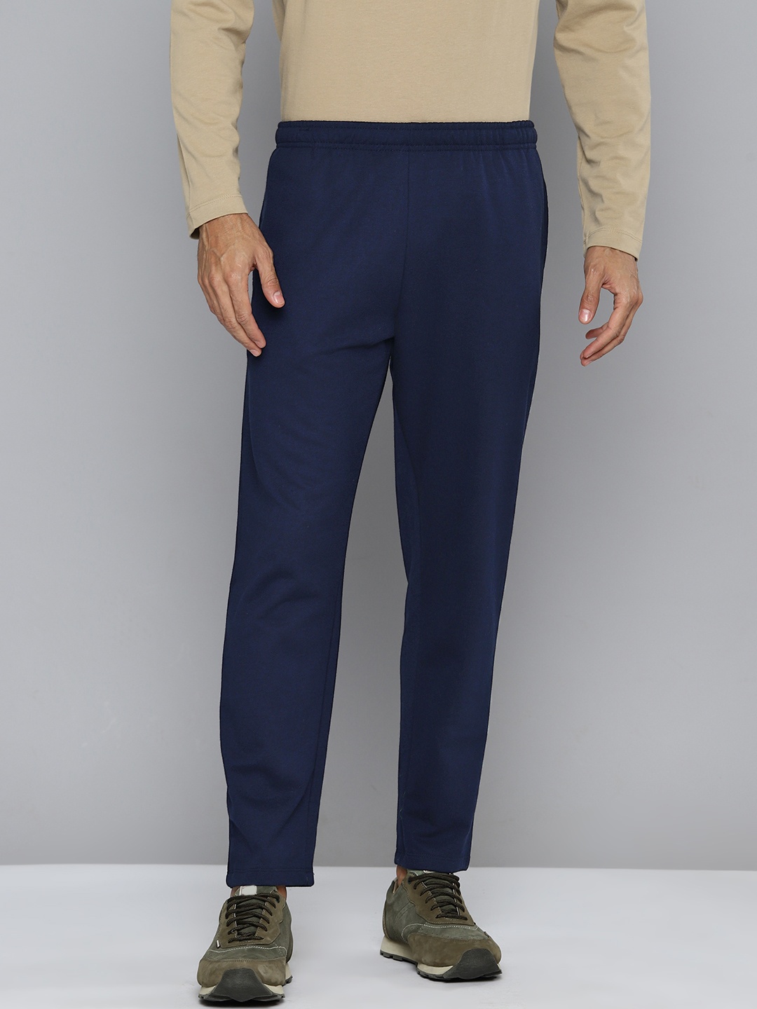 

HRX by Hrithik Roshan Men Regular Fit Casual Track Pants, Navy blue