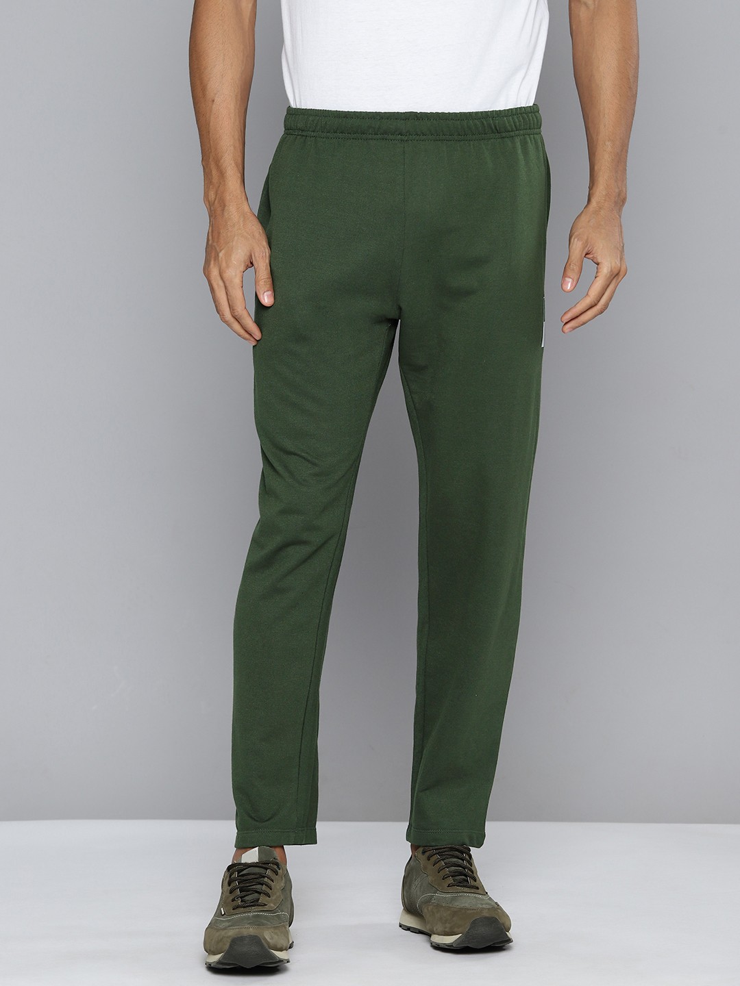 

HRX by Hrithik Roshan Men Regular Fit Casual Track Pants, Green