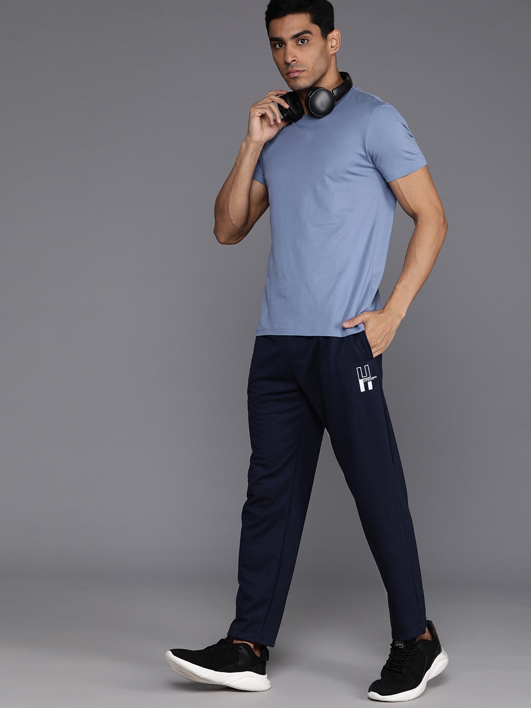 

HRX by Hrithik Roshan Men Lifestyle Track Pants, Navy blue