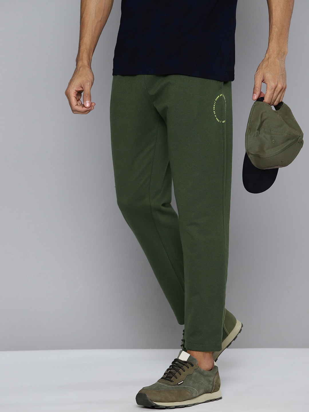 

HRX by Hrithik Roshan Men Lifestyle Track Pants, Olive