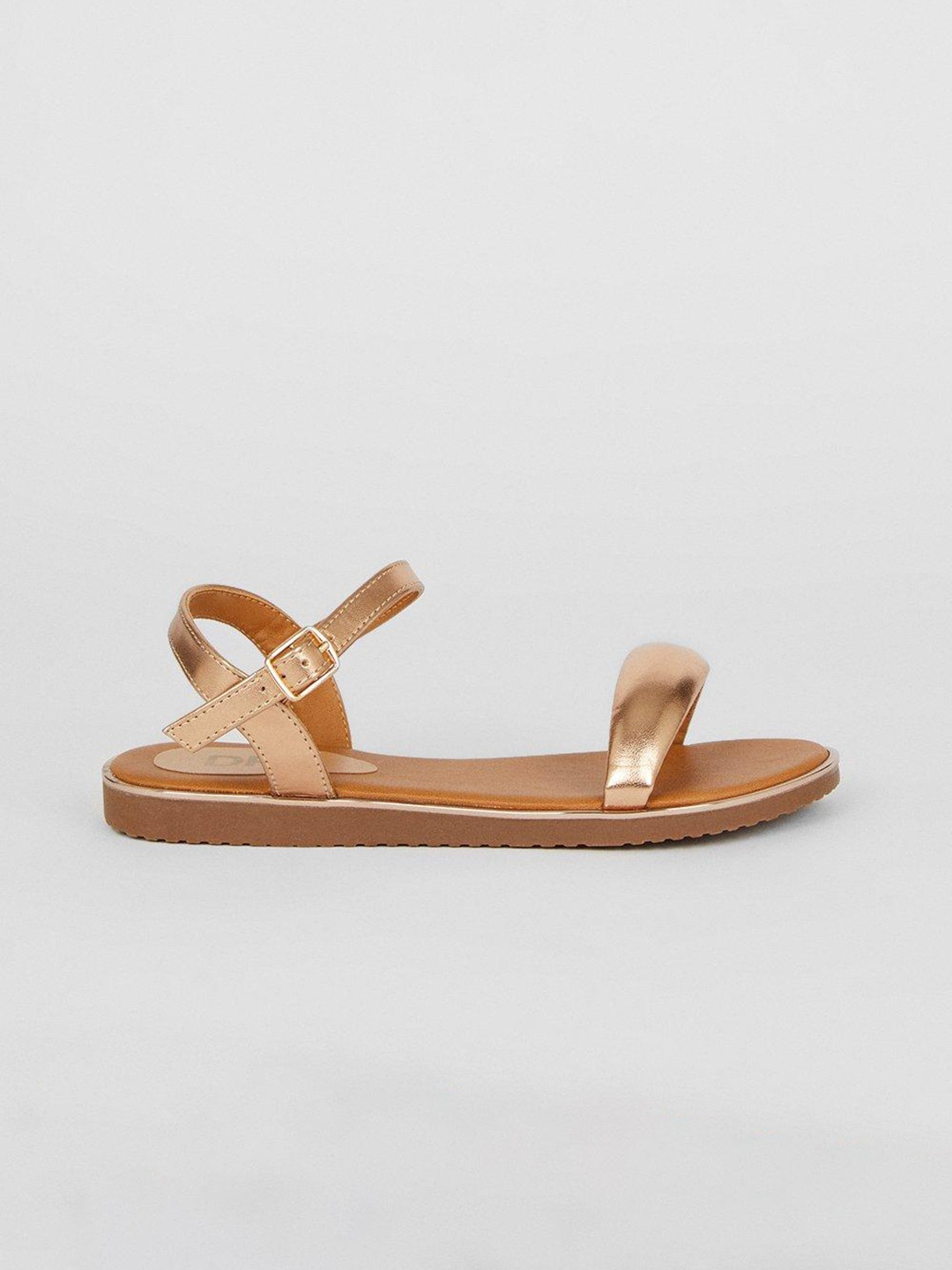 

DOROTHY PERKINS Women Open Toe Flats, Rose gold