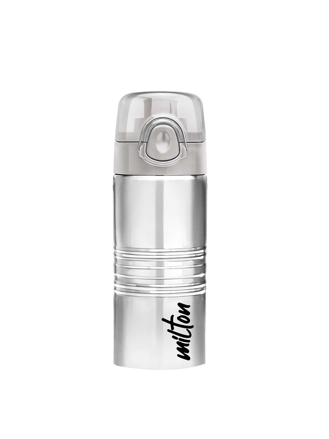 

Milton Vogue 500 Silver Single Walled Stainless Steel Water Bottle 490 ML
