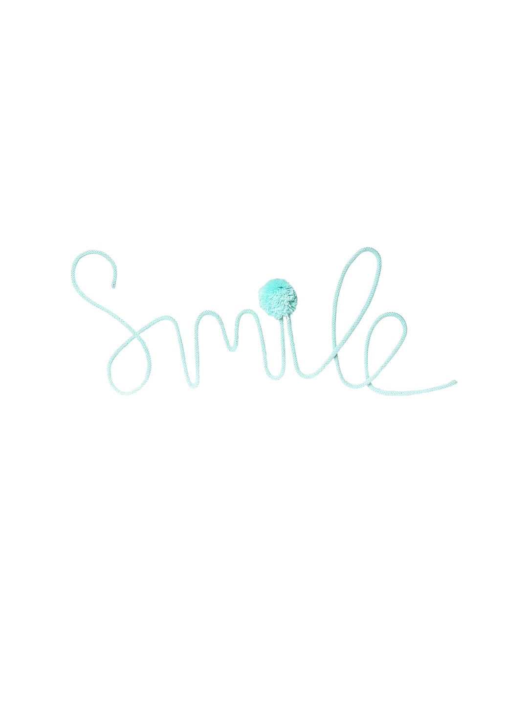 

MiArcus Green Smile Wire Weaved Hanging Wall Decor