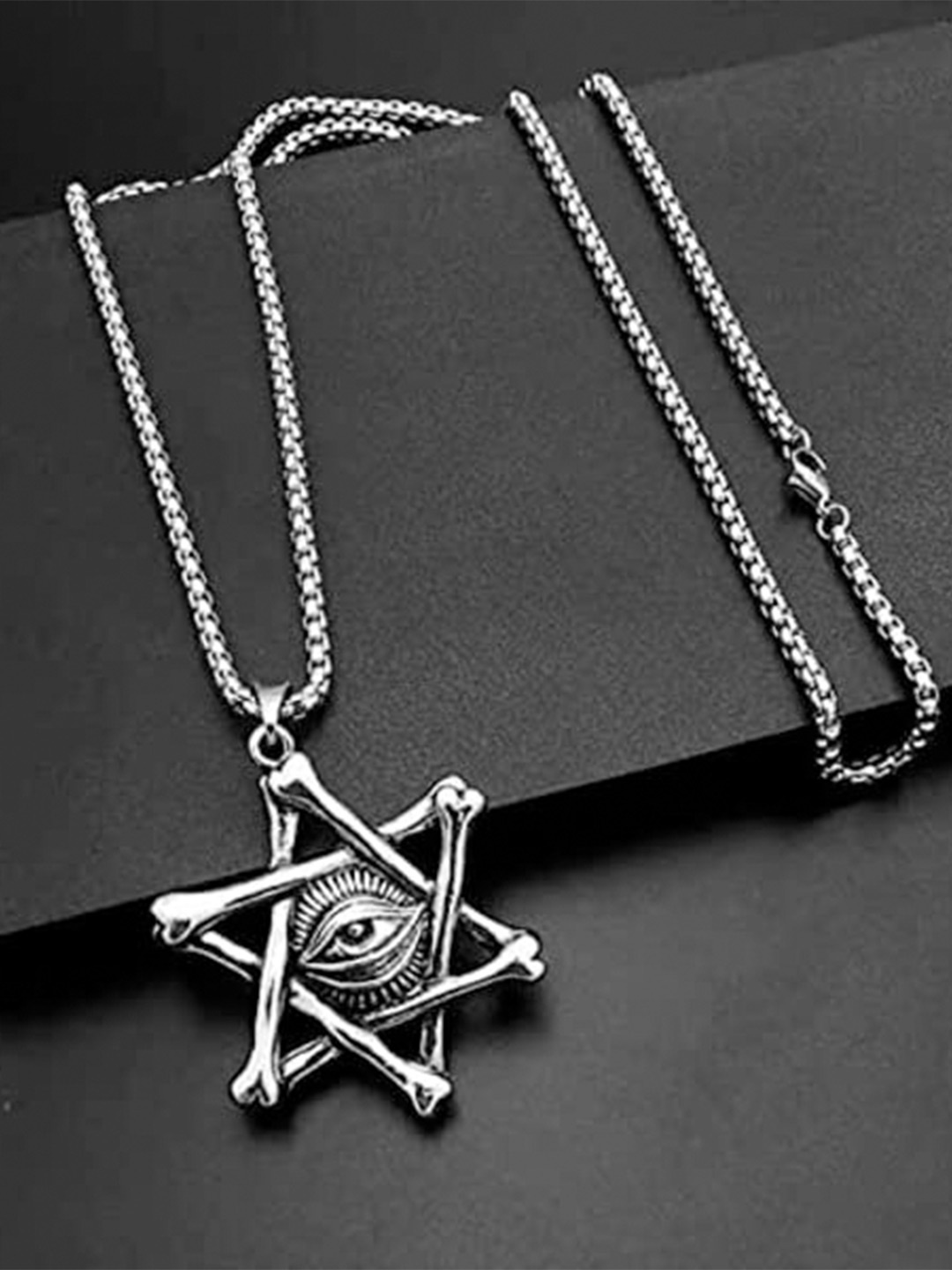 

KARISHMA KREATIONS Silver-Plated Stainless Necklace