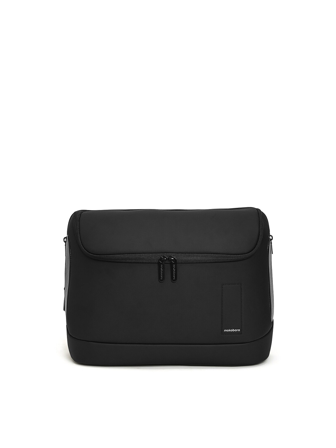 

MOKOBARA The Transit Briefcase Detachable Sling Strap Messenger Bag, Black