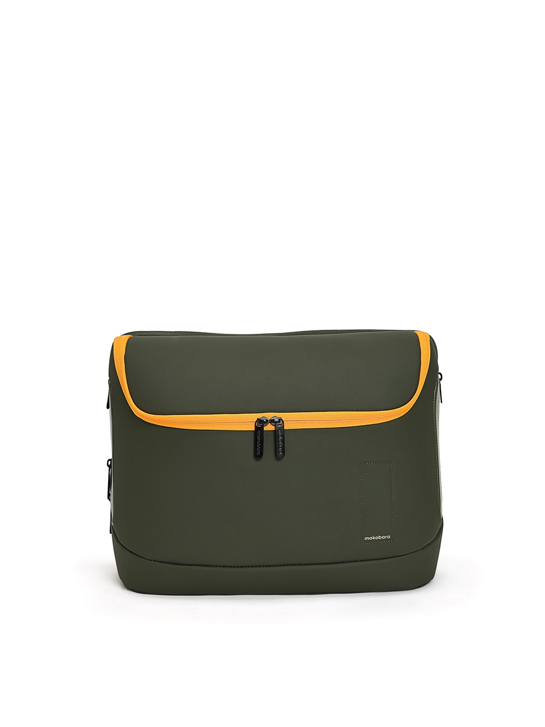 

MOKOBARA Textured The Transit Messenger Bag With Detachable Strap, Green