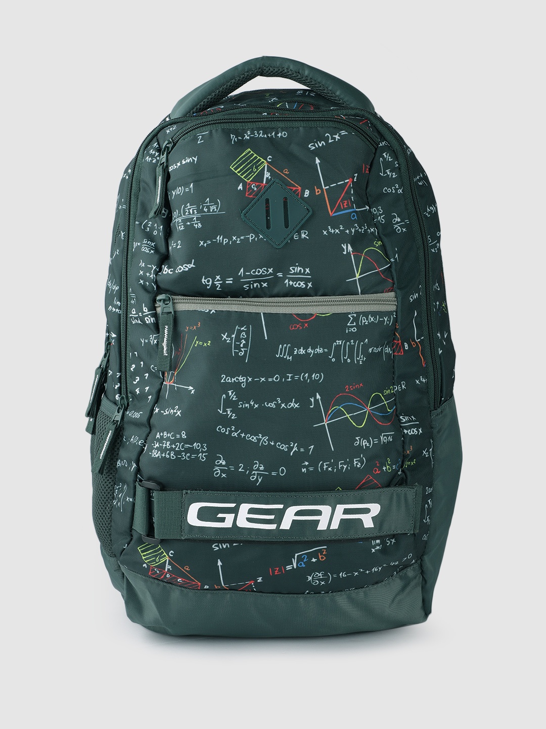 

Gear Unisex Typography Printed Laptop Backpack 30L, Green