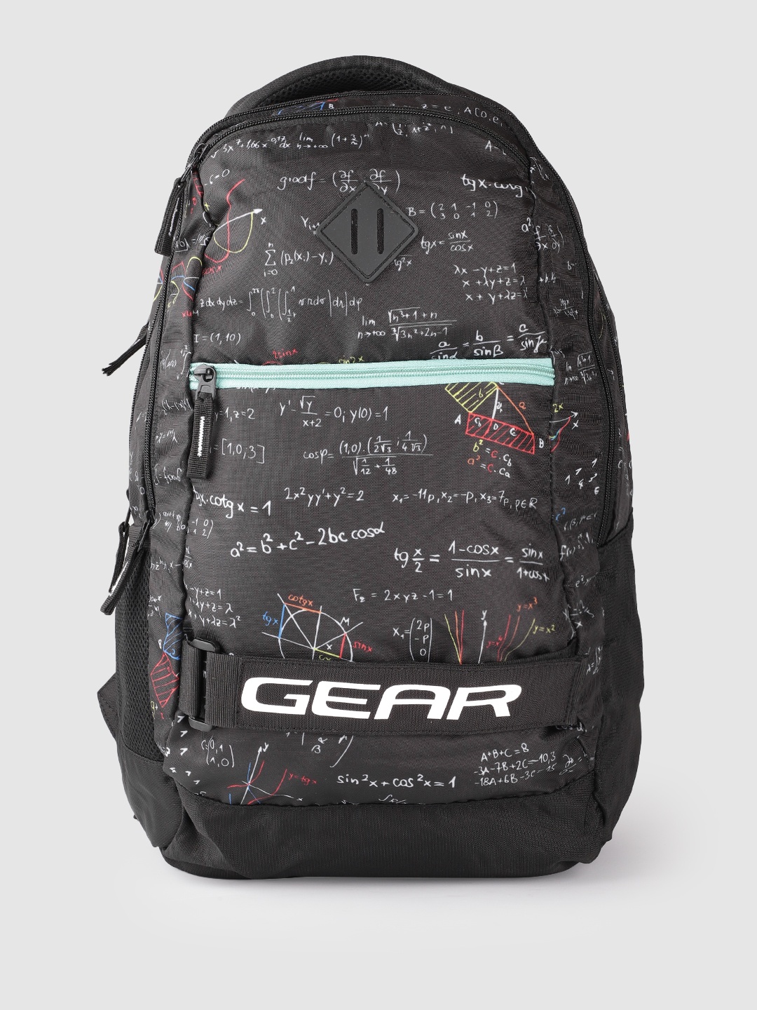 

Gear Unisex Typography Printed Laptop Backpack 30L, Black