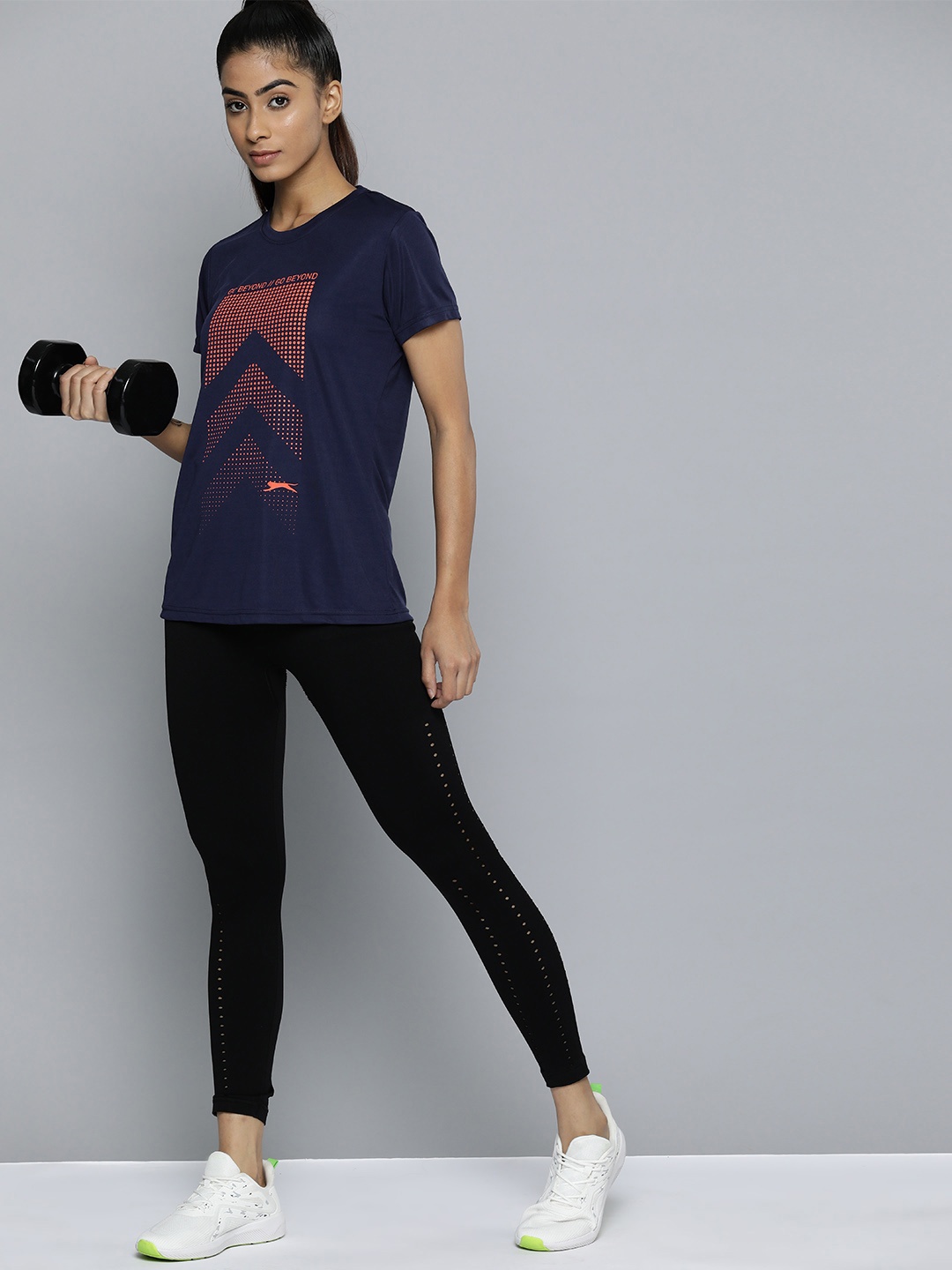 

Slazenger Graphic Printed Sports T-shirt, Navy blue