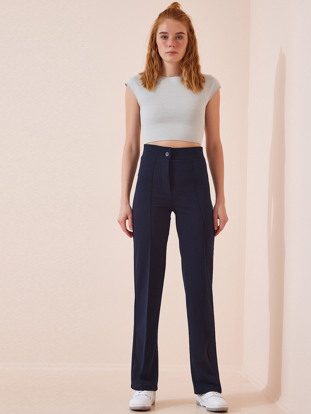 

Happiness istanbul Women Parallel Trousers, Black
