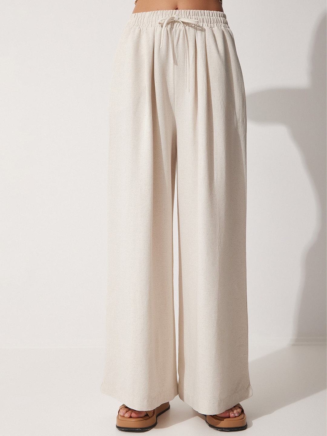 

Happiness istanbul Women Parallel Trousers, Off white