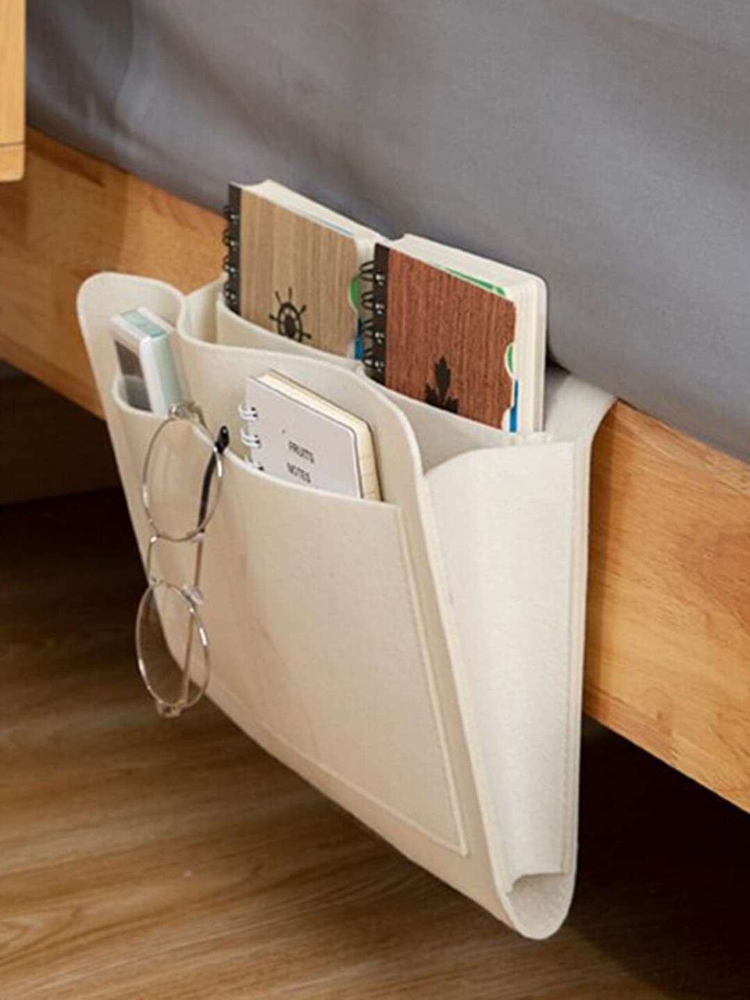 

HOUSE OF QUIRK White Hanging Storage Organizer