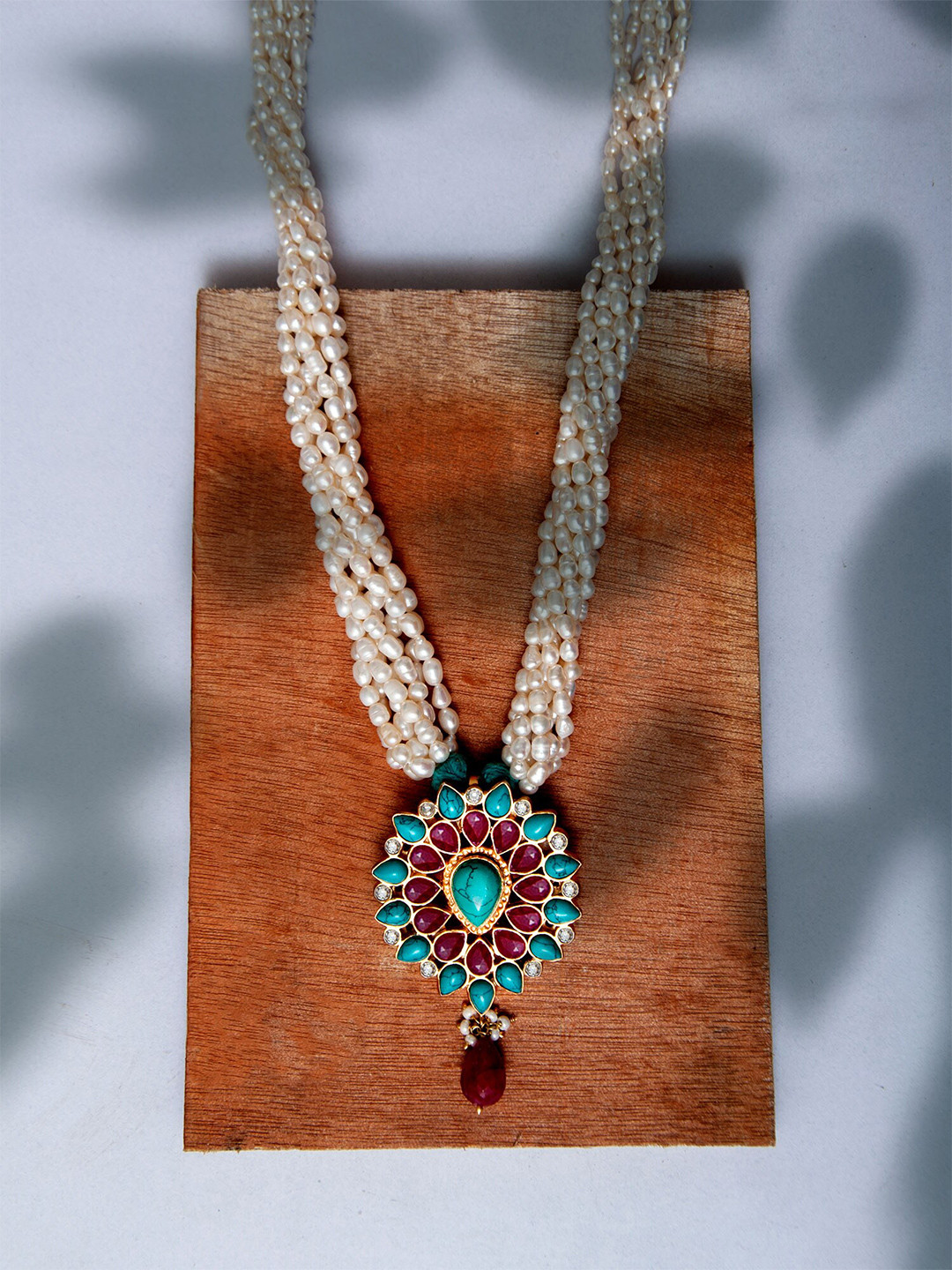 

Neeta Boochra Sterling Silver Gold-Plated Necklace