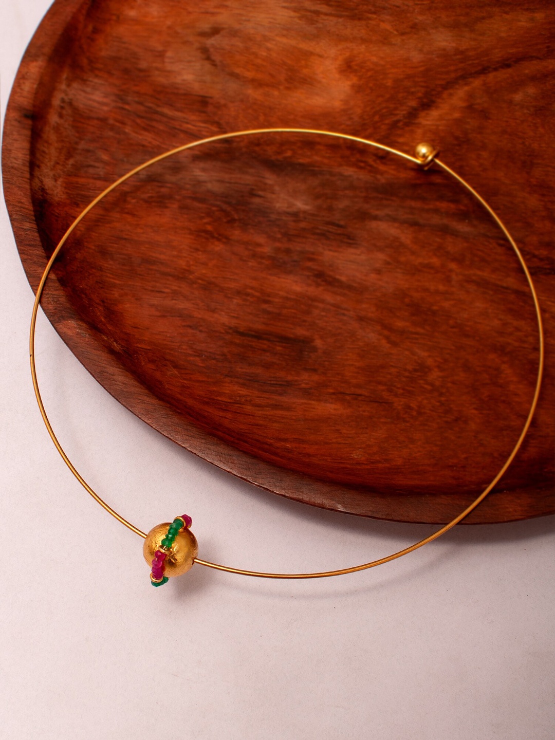 

Neeta Boochra Sterling Silver Gold-Plated Necklace