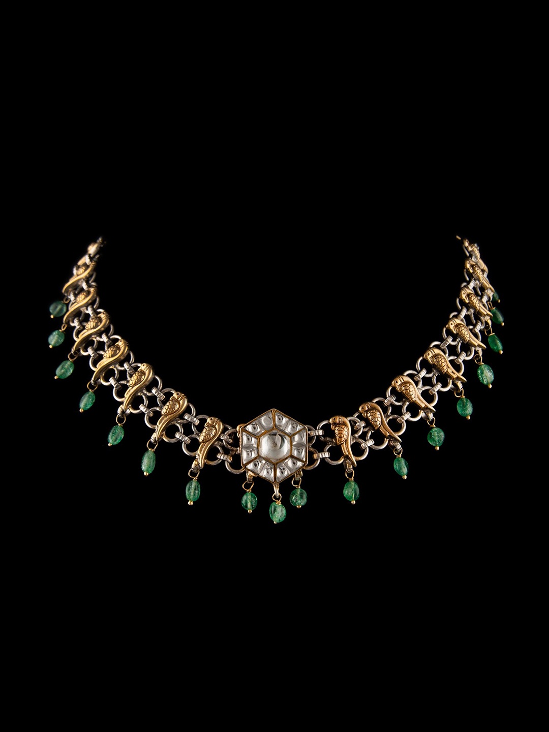 

Neeta Boochra Gold-Plated Quartz Necklace