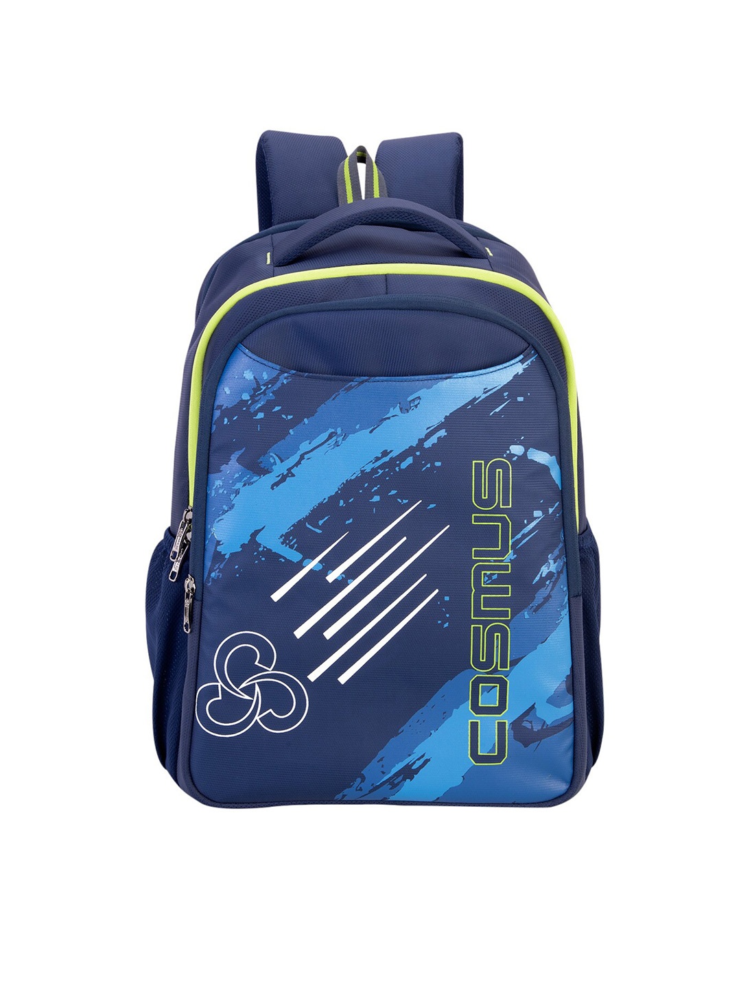COSMUS Printed Water Resistant Ergonomic Backpack, Blue