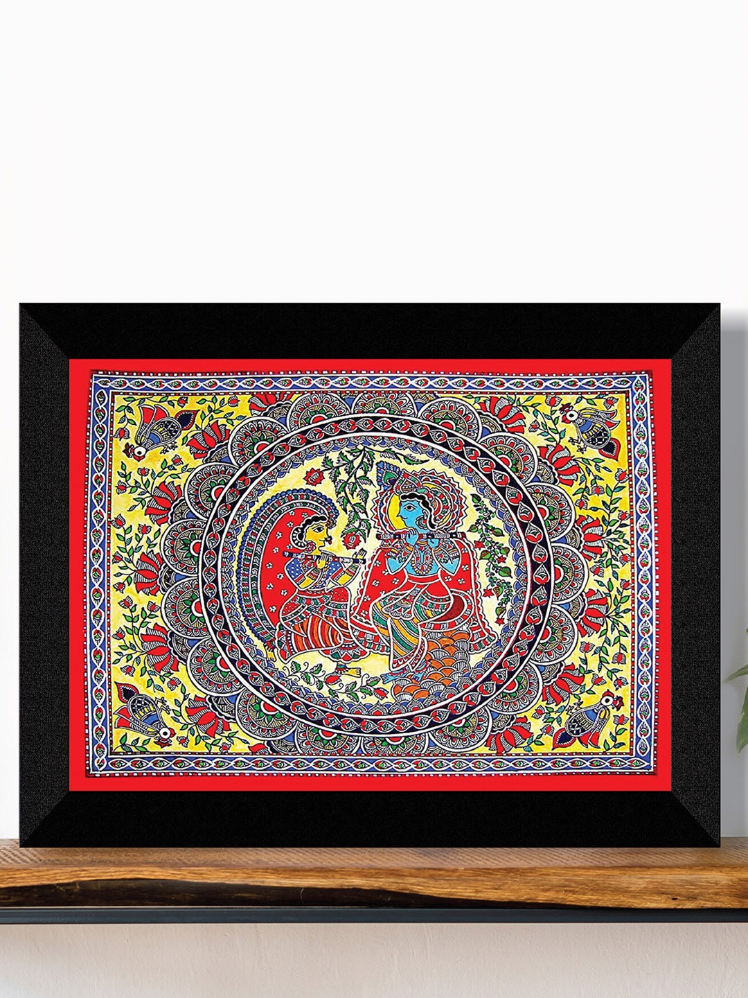 

SAF Red & Yellow Kerela Mural Wall Art
